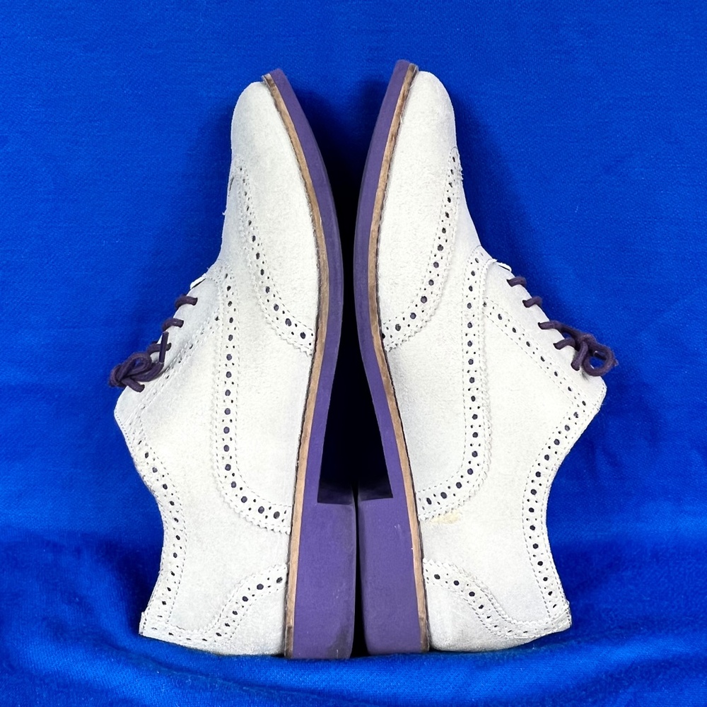 🚫SOLD!*|•COLE HAAN•| Alisa Wingtip Oxford • Unique Taupe/Purple* - Picture 10 of 16